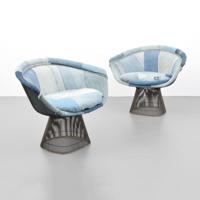 Pair of Warren Platner Bronze Finish Arm Chairs - Sold for $5,312 on 03-03-2018 (Lot 511).jpg